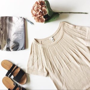 h&m • blush knit sweater h&m • blush knit sweater