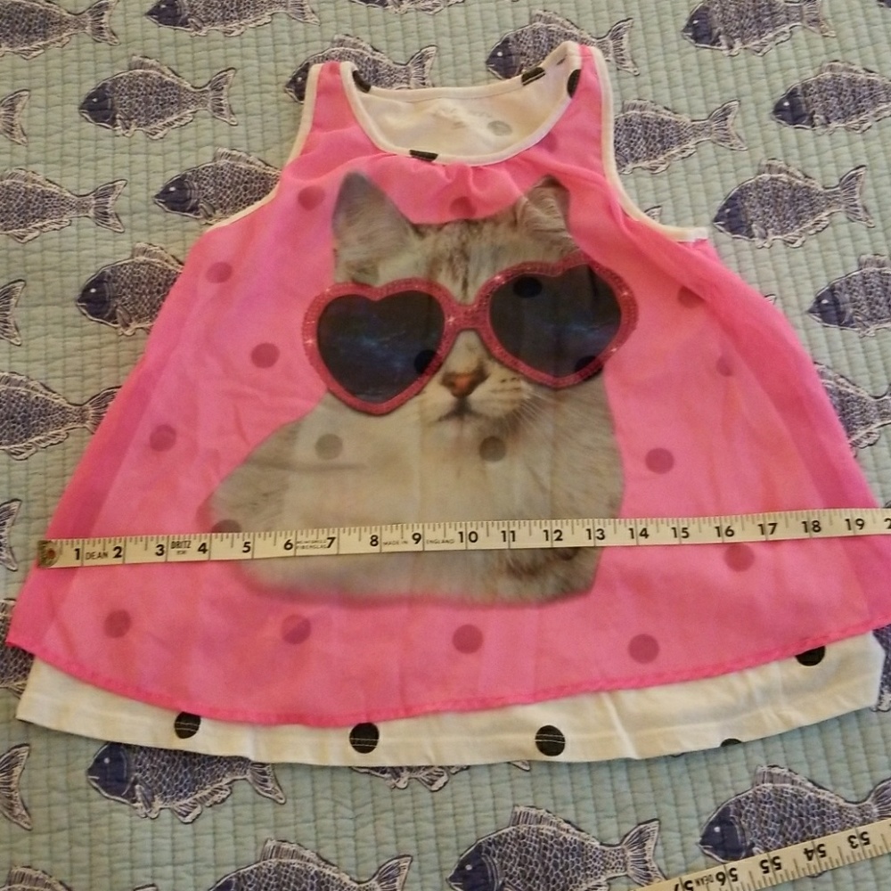 Flowy cat shirt.