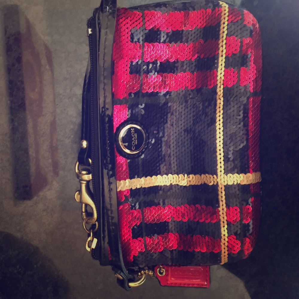 Coach Plaid Holiday Wrislet
