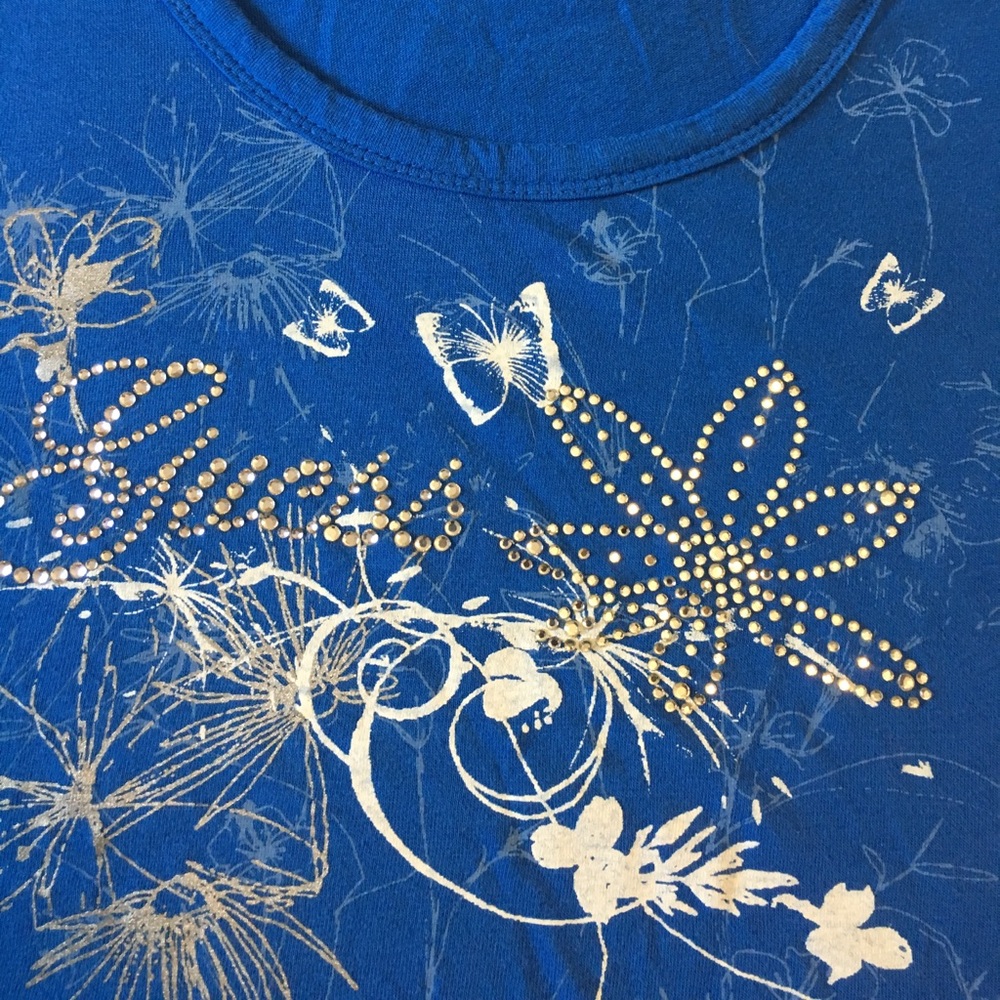 Guess Blue T-Shirt - Picture 2 of 3