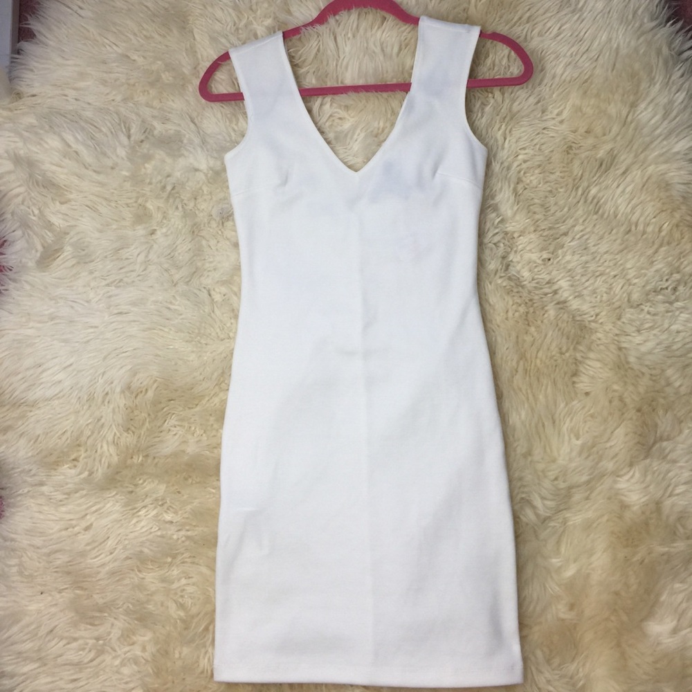 NWT F21 White Bodycon Dress
