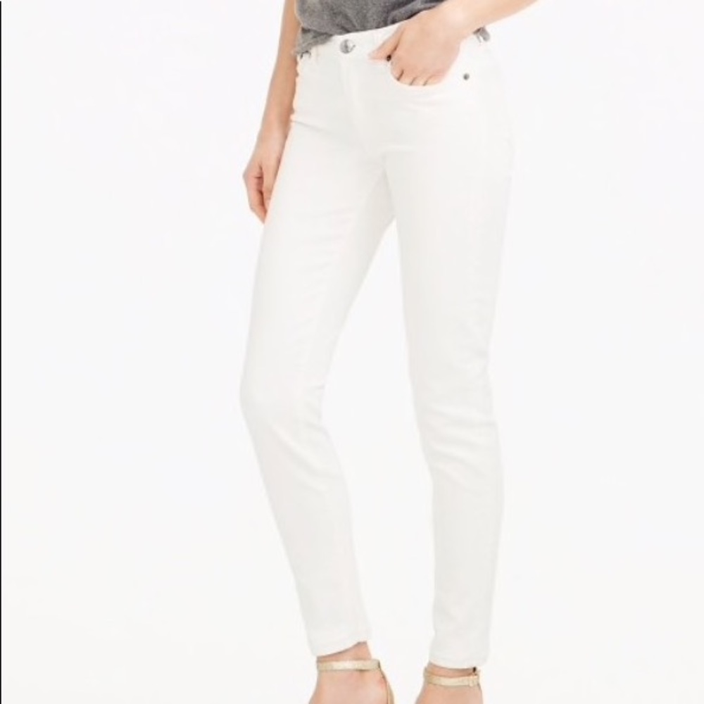 J.Crew White Toothpick Jeans