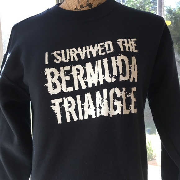 Tops - I survived the Bermuda Triangle sweatshirt