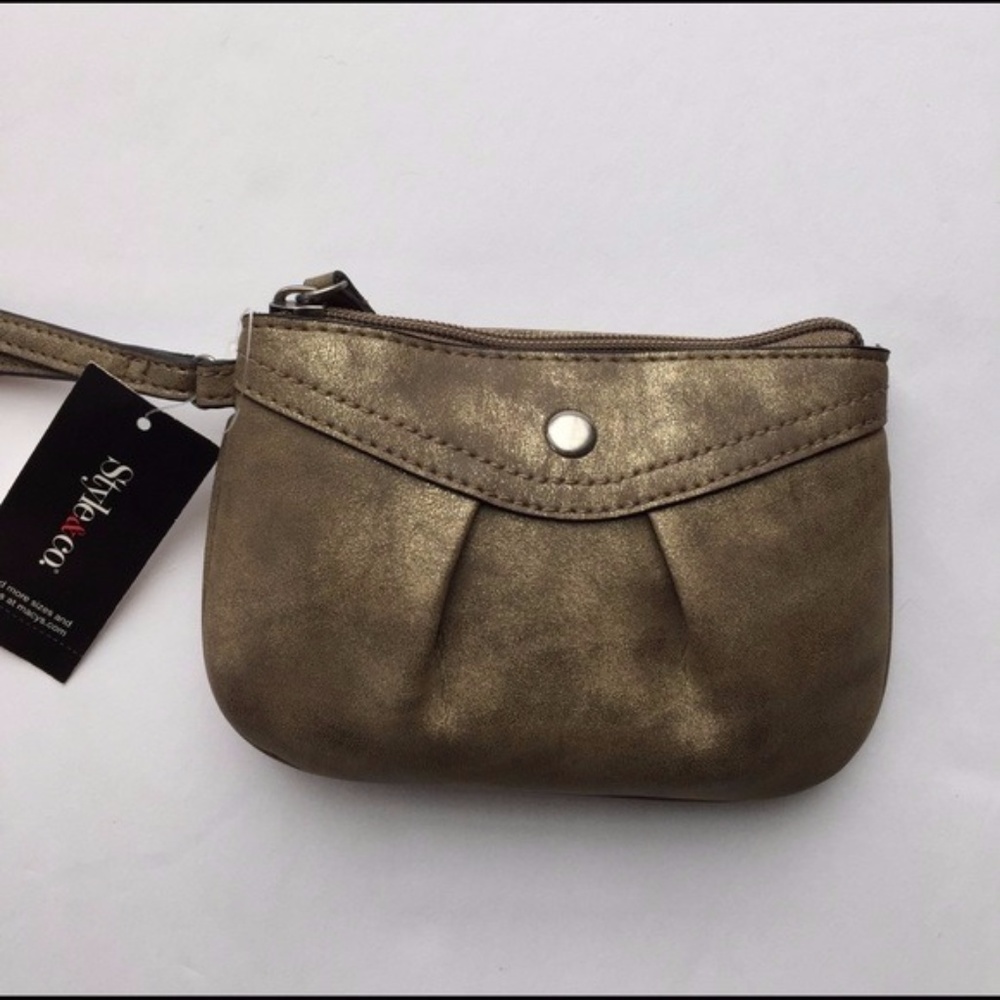 Style & Co. Hannah  Metallic Wristlet