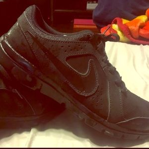 Black Nike shoes