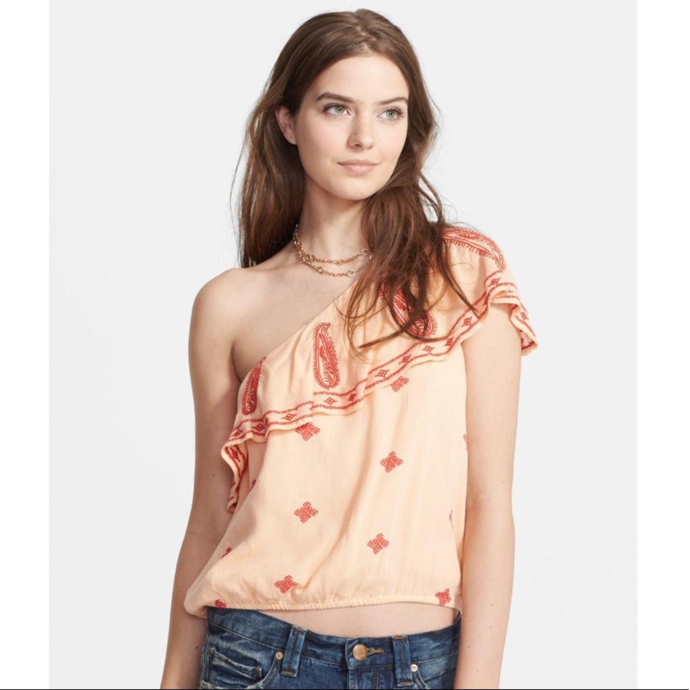 (FREE PEOPLE of the shoulder top