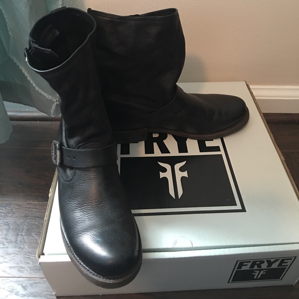 Frye moto boot