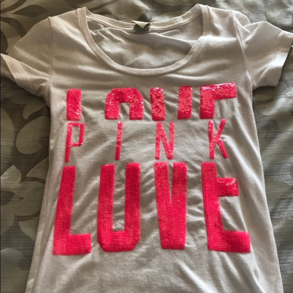 Victoria's Secret Pink Bling Tee