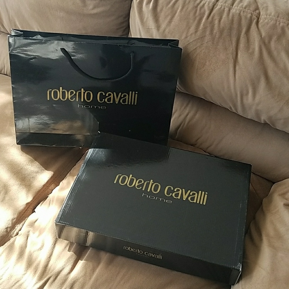 ROBERTO CAVALLI empty box with bag