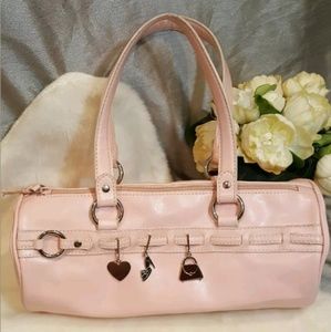Nine West  Blush Pink Barrel Style Purse