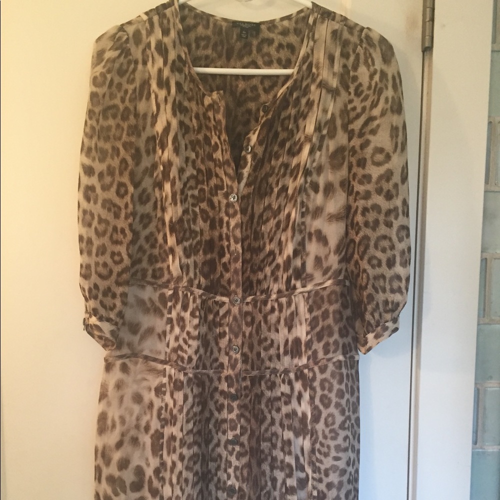 Lovely leopard print dress