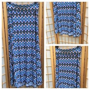 LuLaRoe Maxi Print Skirt SZ M LuLaRoe Maxi Print Skirt SZ M