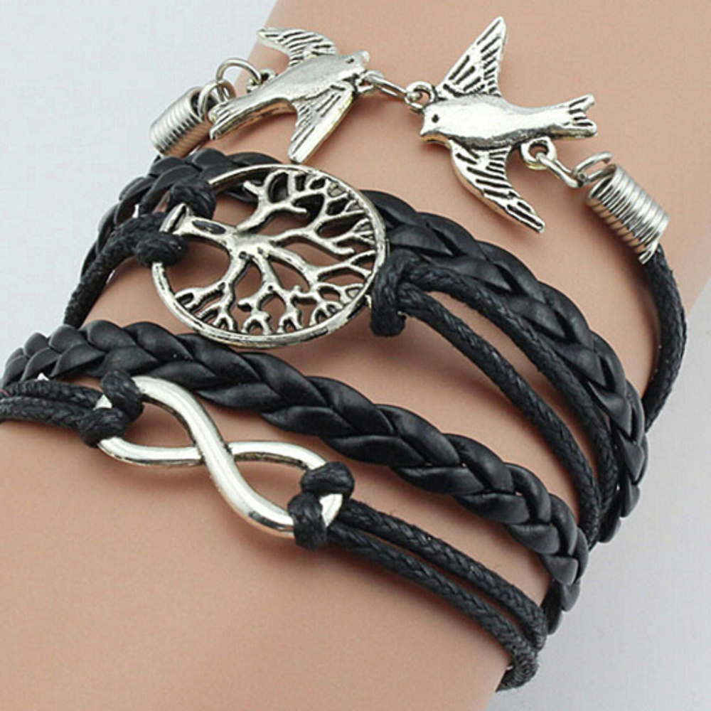 Infinity Anchor Bracelet Handmade Wrap Friendship