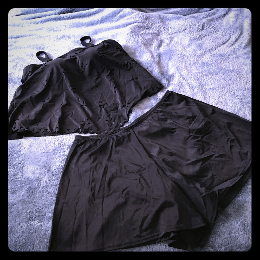 Handkerchief Tankini w/ Shorts