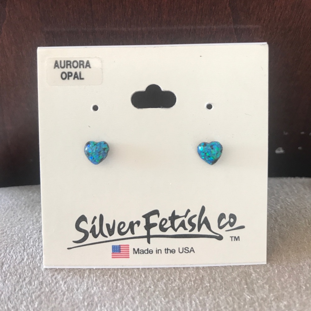 Aurora opal earrings!