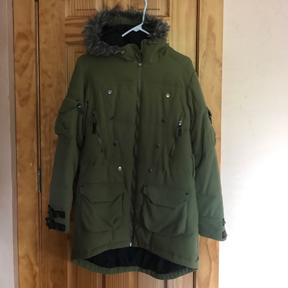Burton Down Military Style Jacket