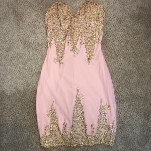 Holt Miami dress- size medium. Hand painted!