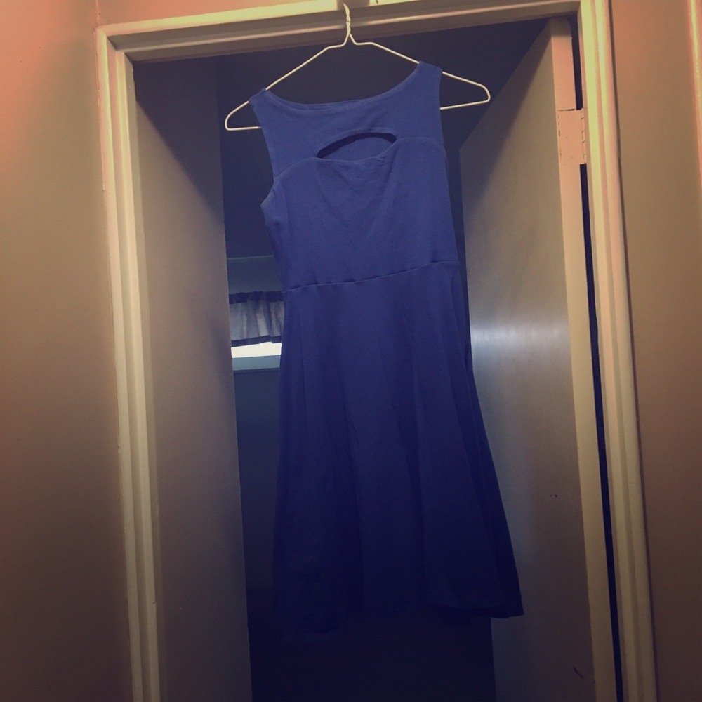 Blue dress