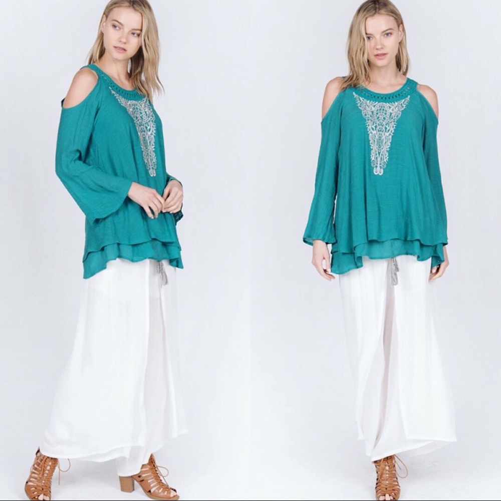 🎉🎉🎉Gorgeous Teal Top🎉🎉🐩