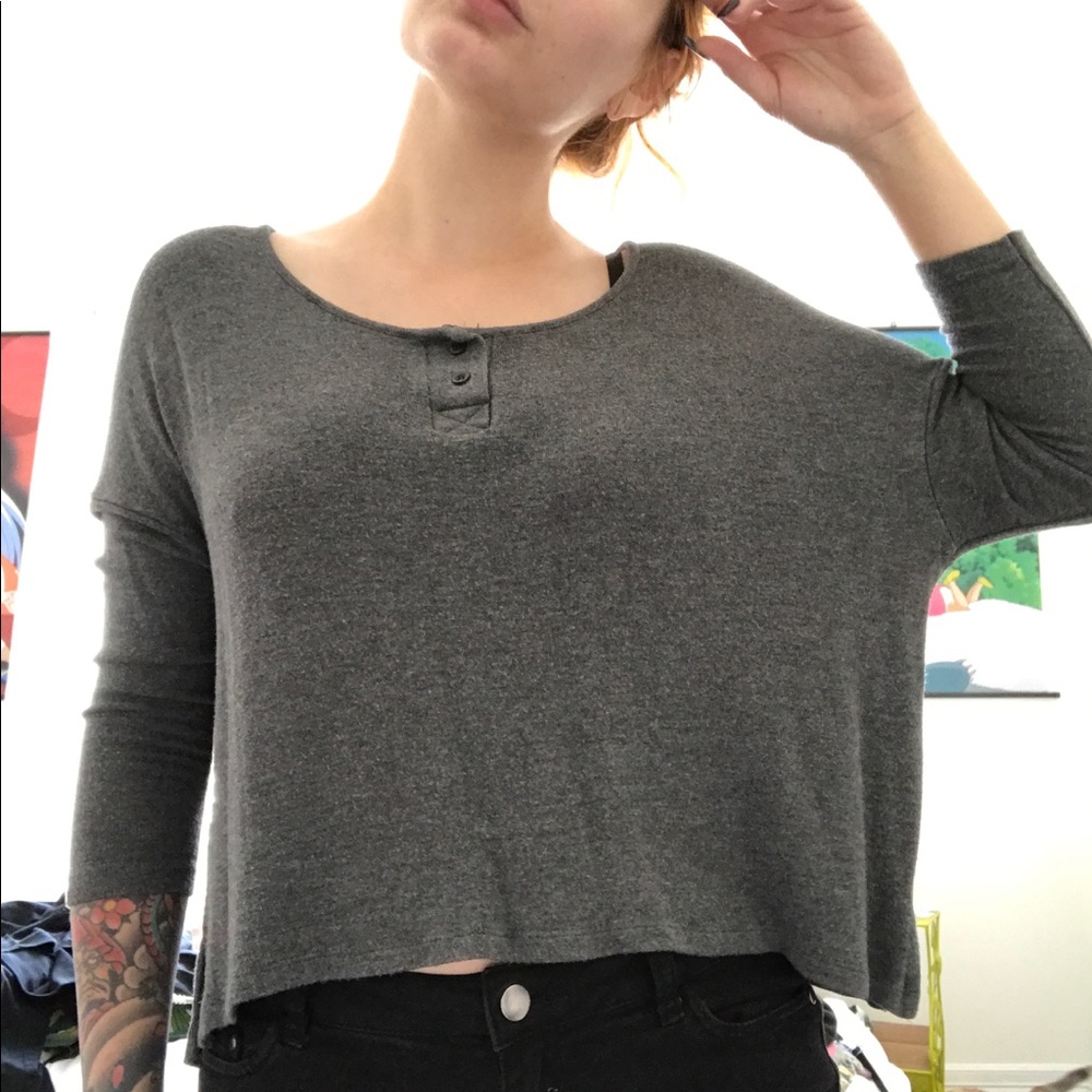 Madewell grey shirt