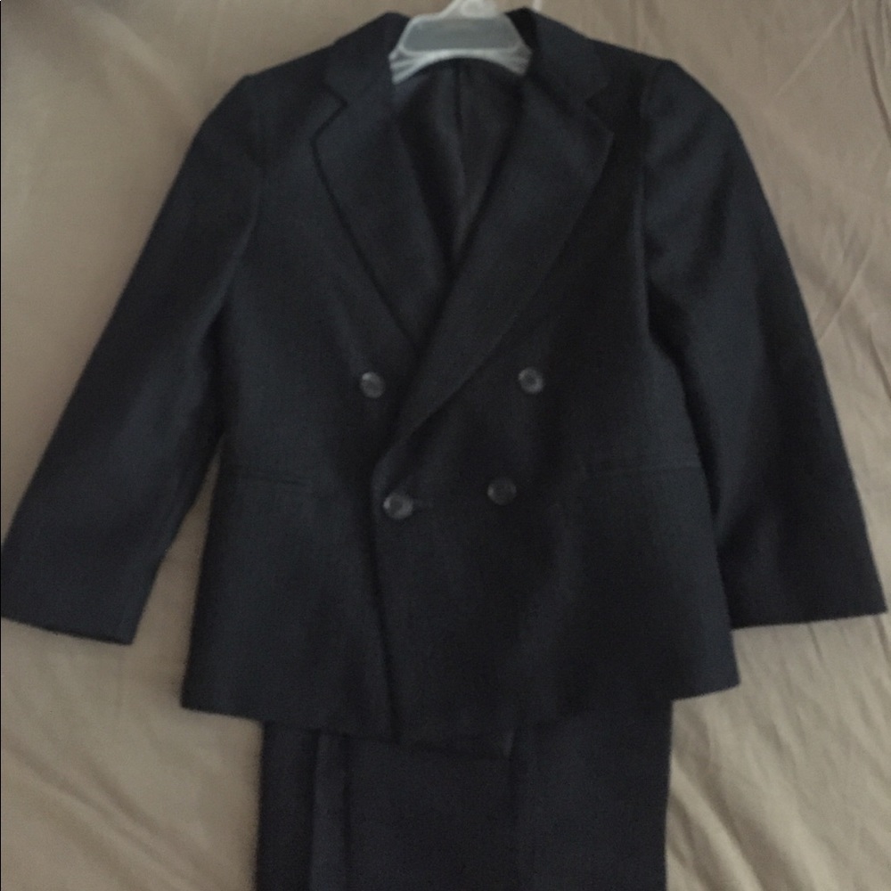 Black Van Heusen Suit