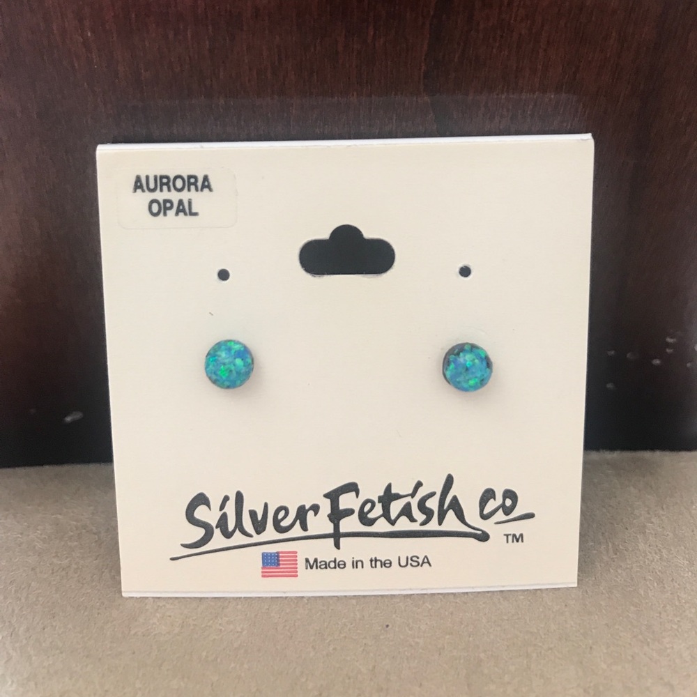 Aurora opal earrings!