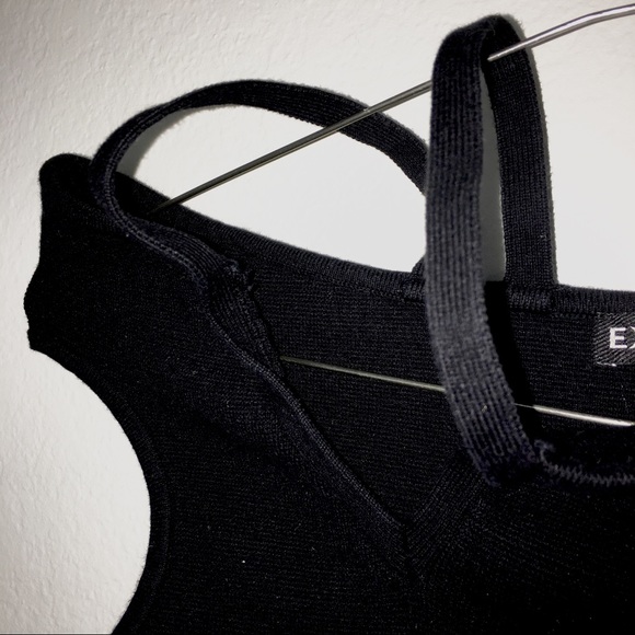 NWOT EXPRESS Asymmetric Off the Shoulder Tank  Top - Picture 3 of 3
