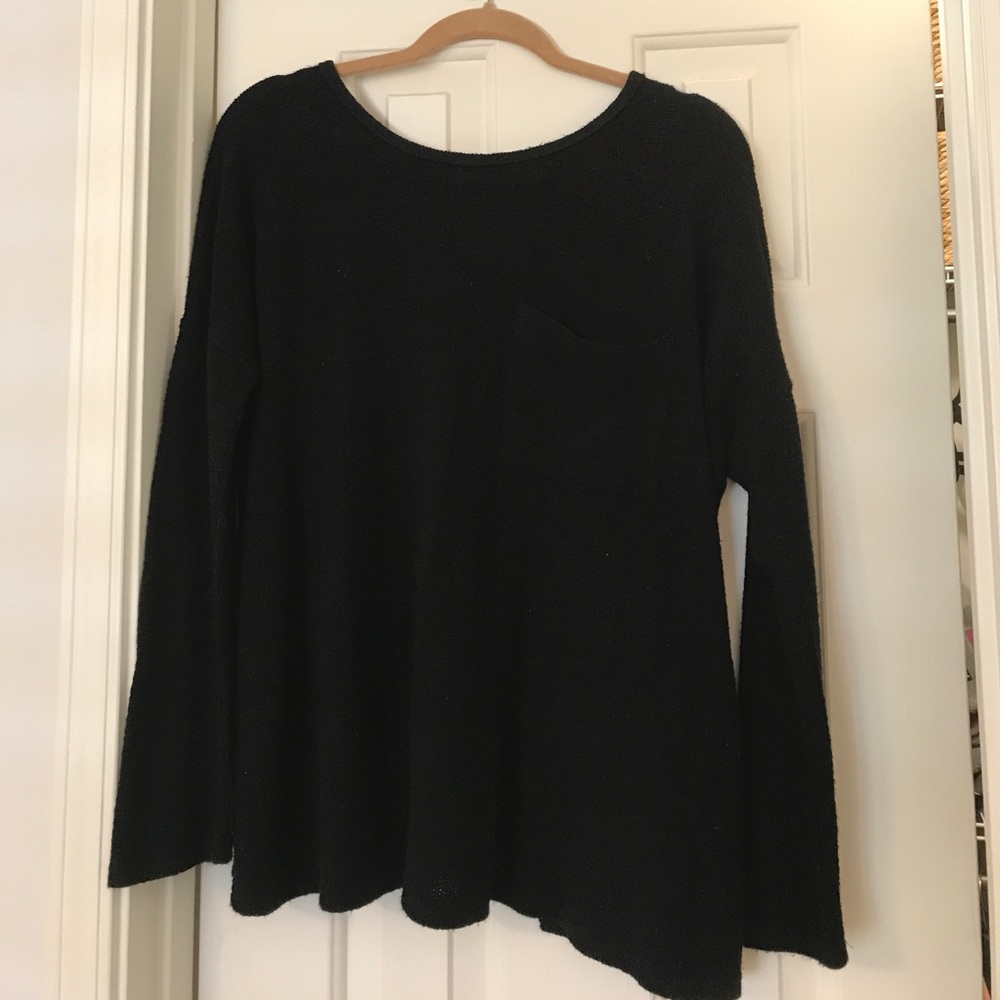 Ya Los Angeles Black Sweater with open back