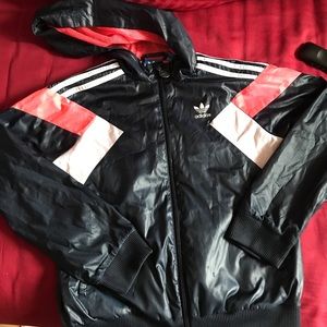 Girls Adidas Original Zip Up Jacket
