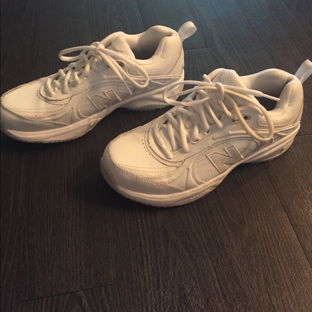 NEW White No-Slip New Balances
