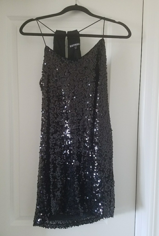 Express sequin dress