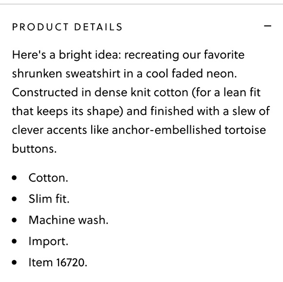 J crew tortoise button sweatshirt size medium. - Picture 3 of 3