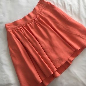 Orange High-Waisted Skirt Orange High-Waisted Skirt