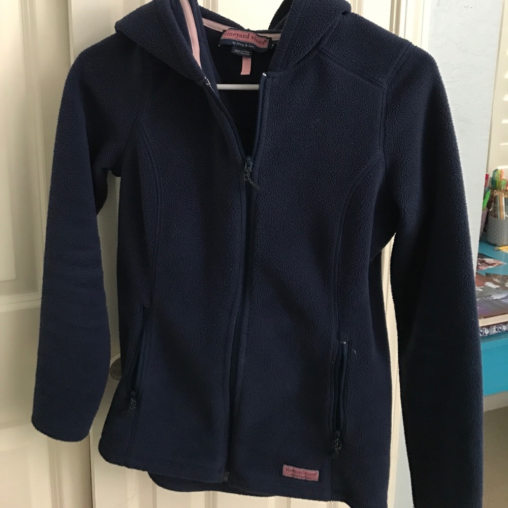 Vineyard vines zip up hoodie