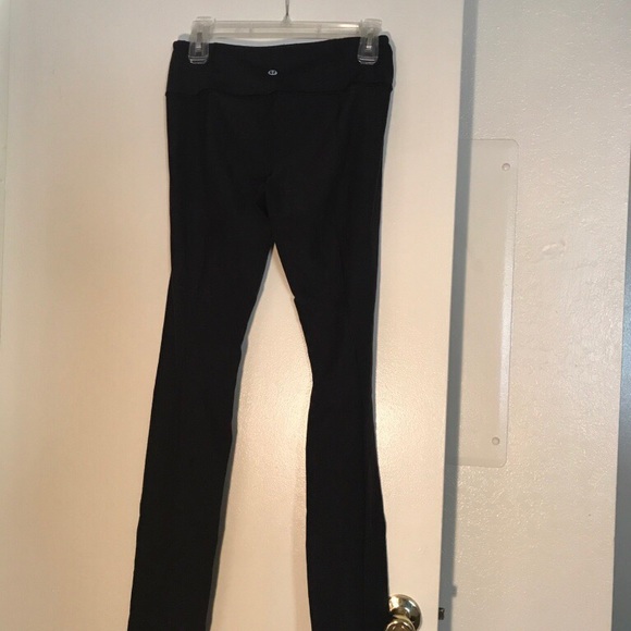 Lululemon black wunder under flare pants - Picture 1 of 2