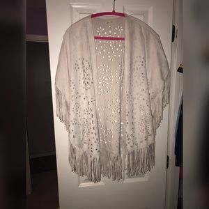 NWOT Hollister Fringe Kimono