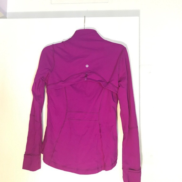 Lululemon zip up magenta running jacket - Picture 2 of 2
