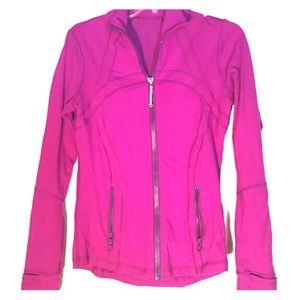 Lululemon zip up magenta running jacket