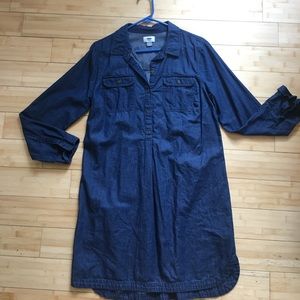 Old navy chambray button down dress size large