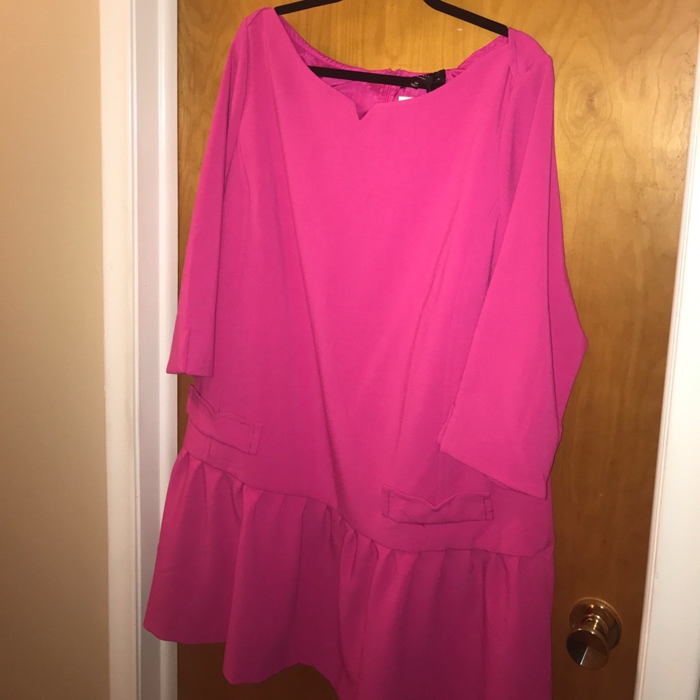 NWT Victoria Beckham for Target fuchsia dress!