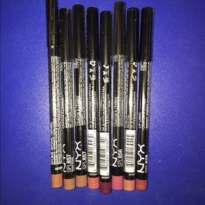 8 brand new sealed nyx lip liners
