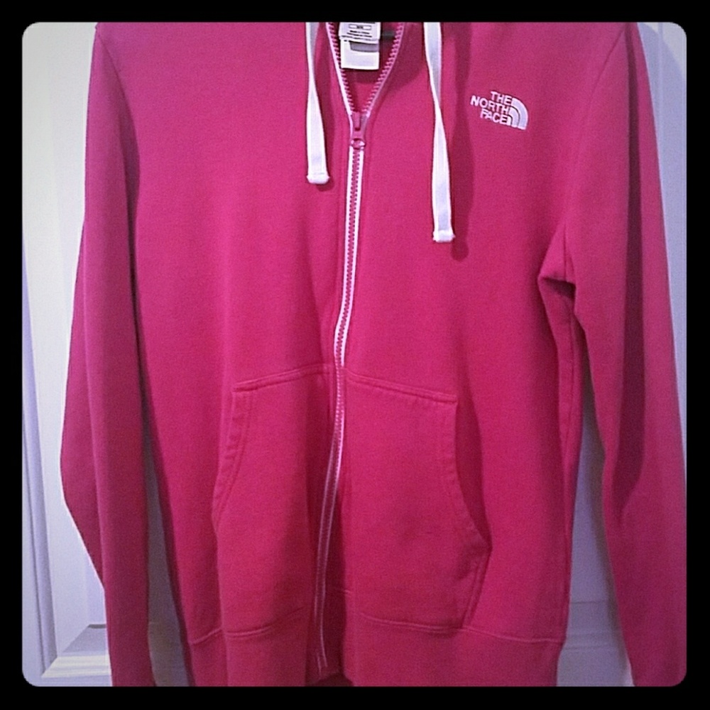 North Face zip up hoodie