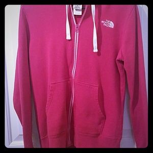 North Face zip up hoodie