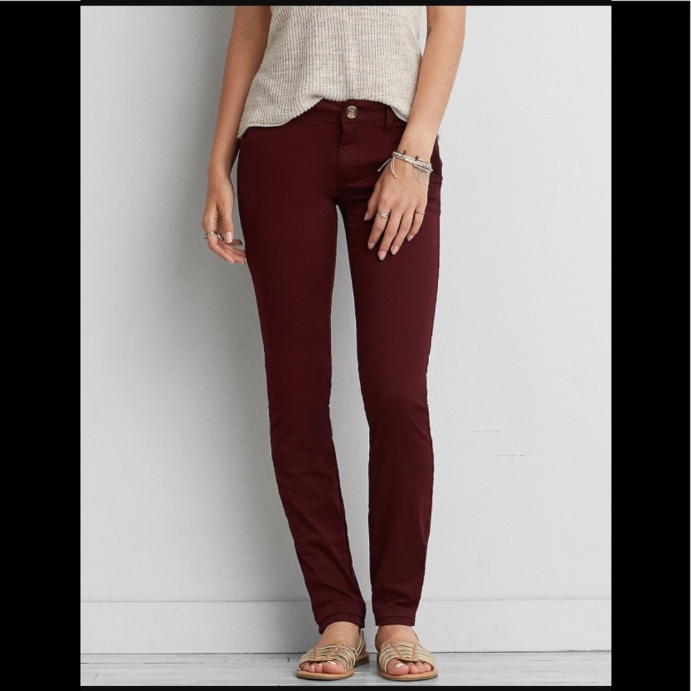 NWT AE Outfitters Skinny Stretch Low-Rise Chinos