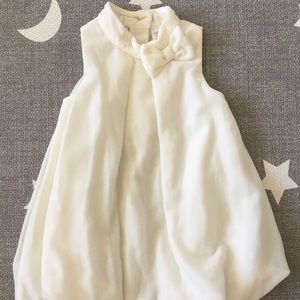 White velvet dress - 18 months