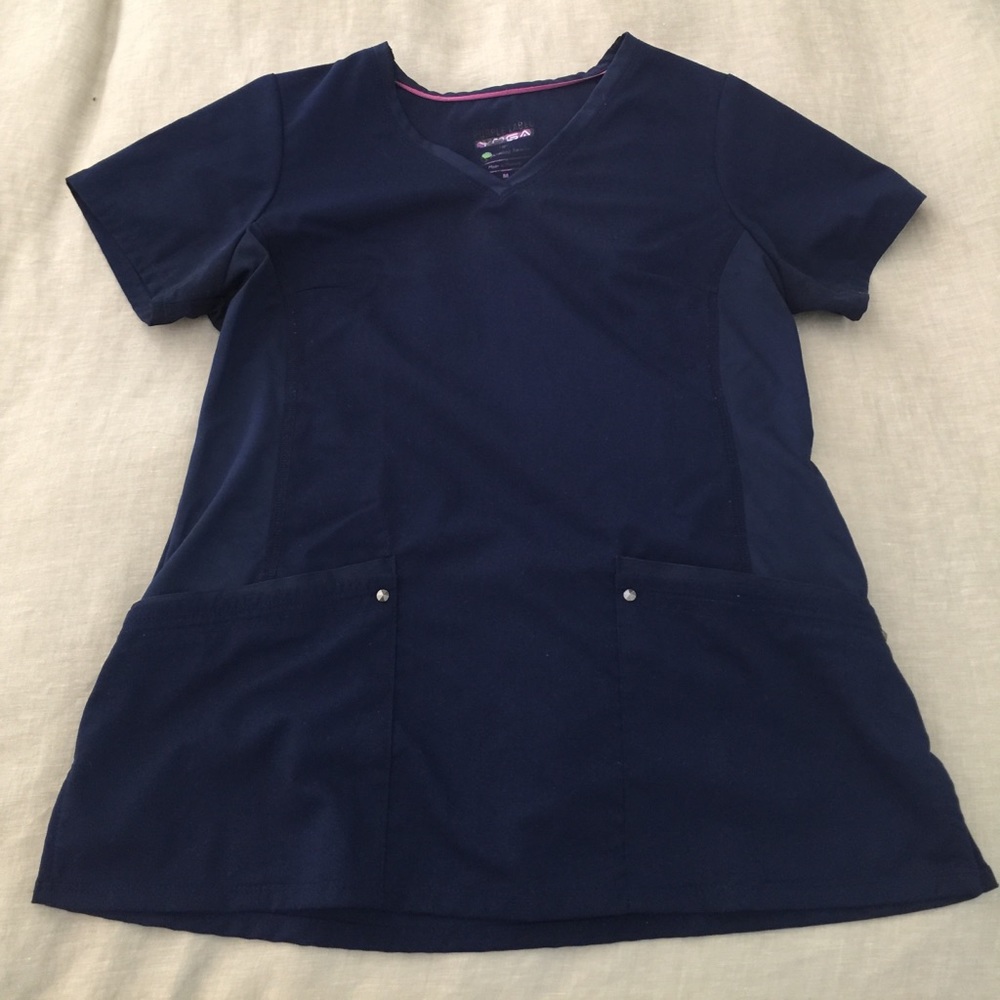 Healing Hands Purple Label Yoga Scrub Top