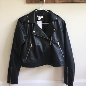 Pleather Jacket H&M