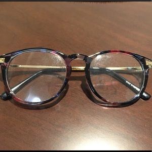Multi-colored frame glasses