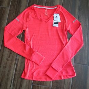 New! Orange Adidas Running Top