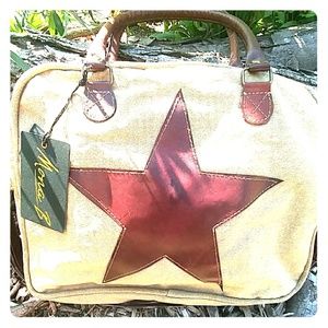 Mona B Upcycled Star Crossbody Mona B Upcycled Star Crossbody